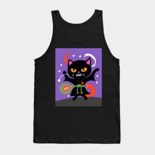 Cat Summoning Football Demon Tank Top